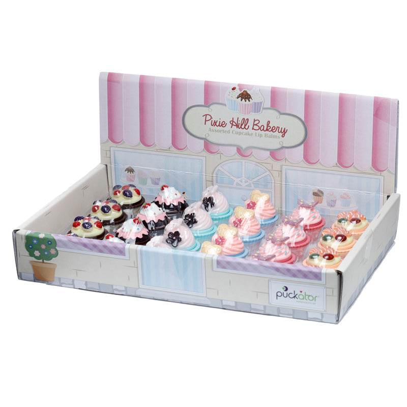 Fun Lip Gloss in Fairy Cake Holder in Display Box - Gift Arch