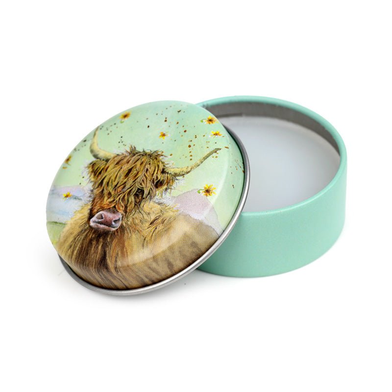 Jan Pashley Highland Coo Lip Balm in a Tin - Gift Arch