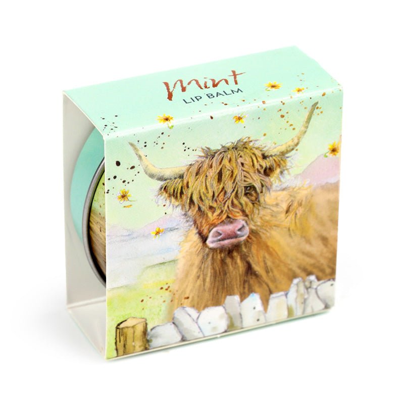 Jan Pashley Highland Coo Lip Balm in a Tin - Gift Arch