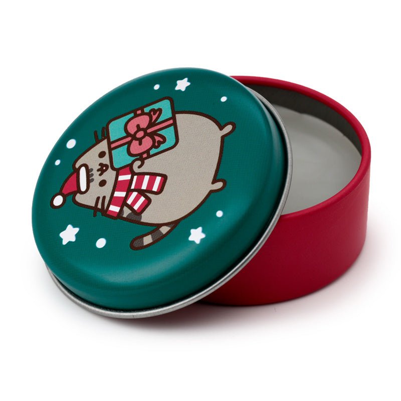 Pusheen the Cat Christmas 2023 Lip Balm in a Tin - Gift Arch