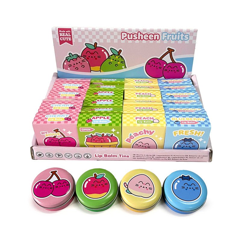 Pusheen the Cat Fruits Lip Balm in a Tin - Gift Arch