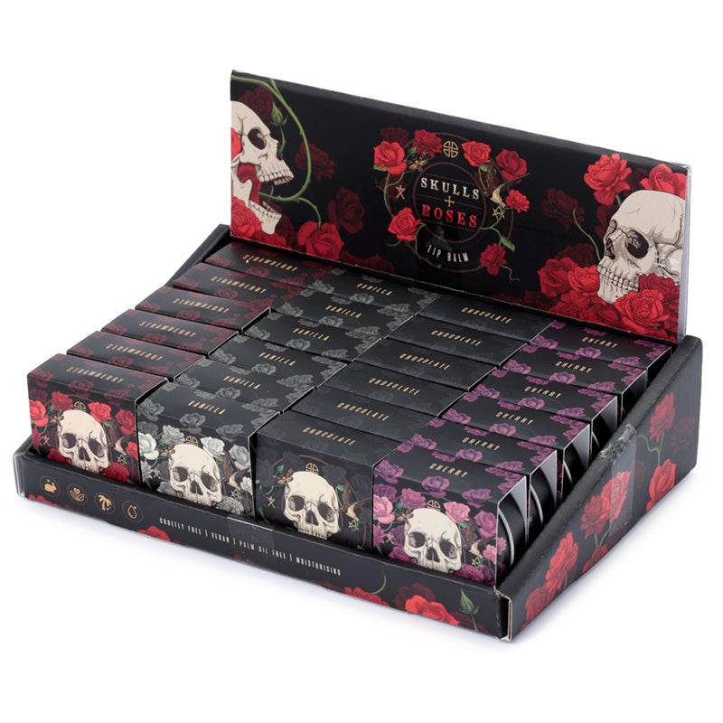 Skulls and Roses Lip Balm in a Tin - Gift Arch