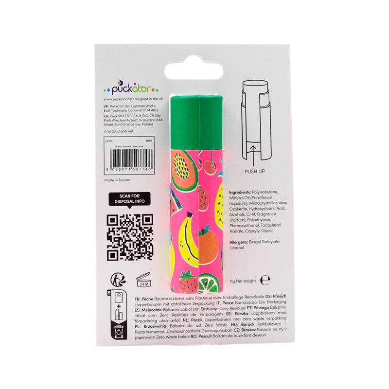 Summer Fruits Paper Stick Lip Balm - Gift Arch