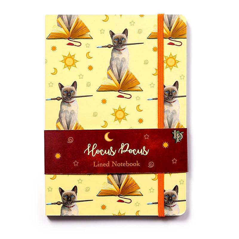 Lisa Parker Hocus Pocus Cat Recycled Paper A5 Notebook - Gift Arch