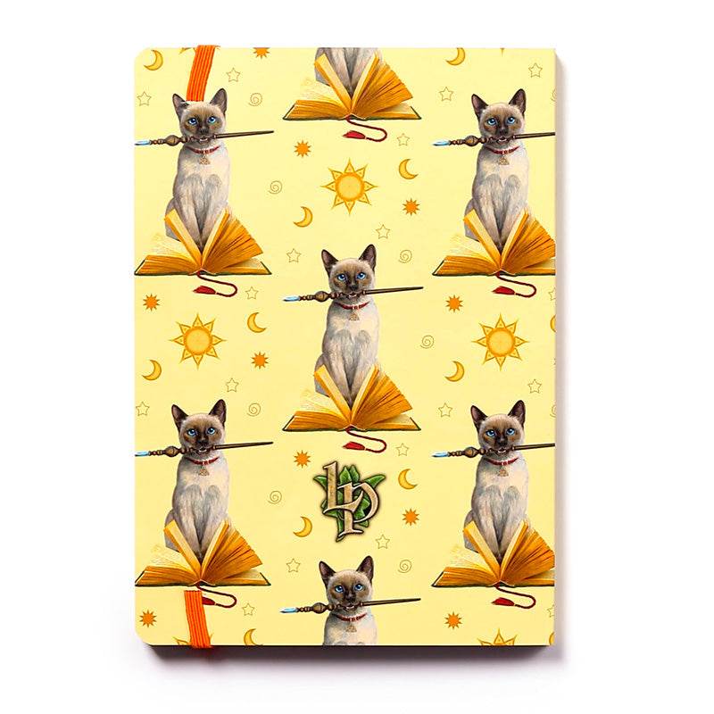 Lisa Parker Hocus Pocus Cat Recycled Paper A5 Notebook - Gift Arch
