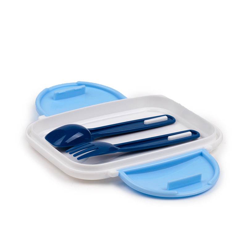 Adoramals Highland Coo Clip Lock Stacked Bento Lunch Box with Cutlery - Gift Arch