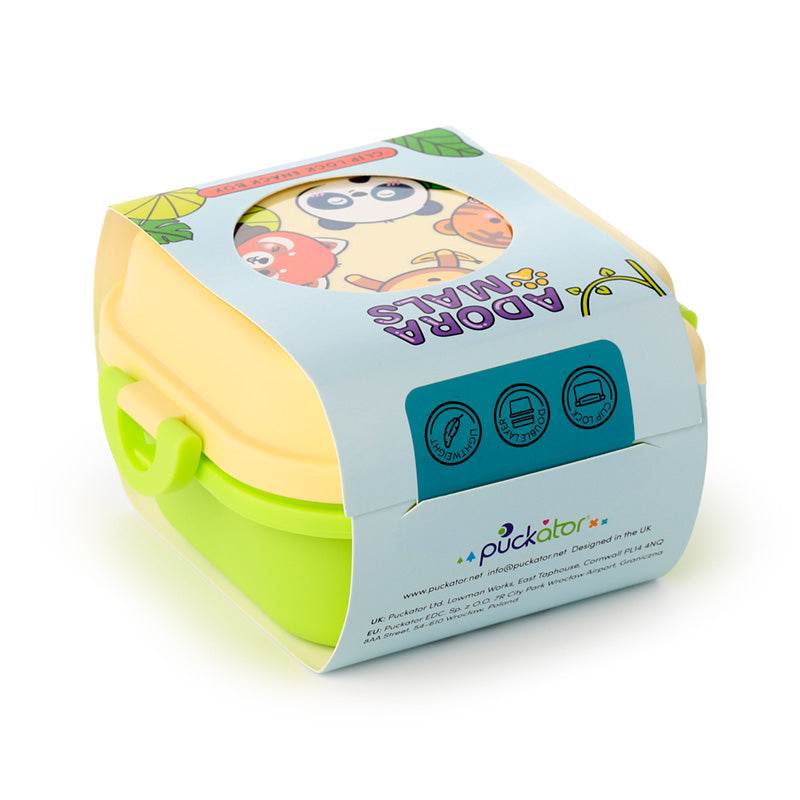Adoramals Wild Clip Lock Stacked Bento Snack Lunch Box - Gift Arch
