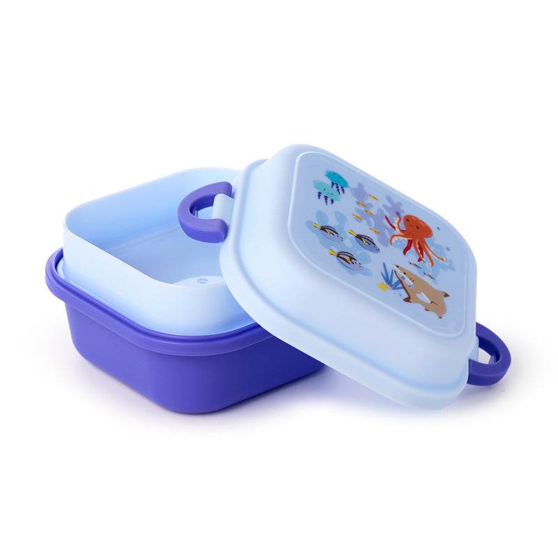 Mariniverse Clip Lock Stacked Bento Snack Lunch Box - Gift Arch