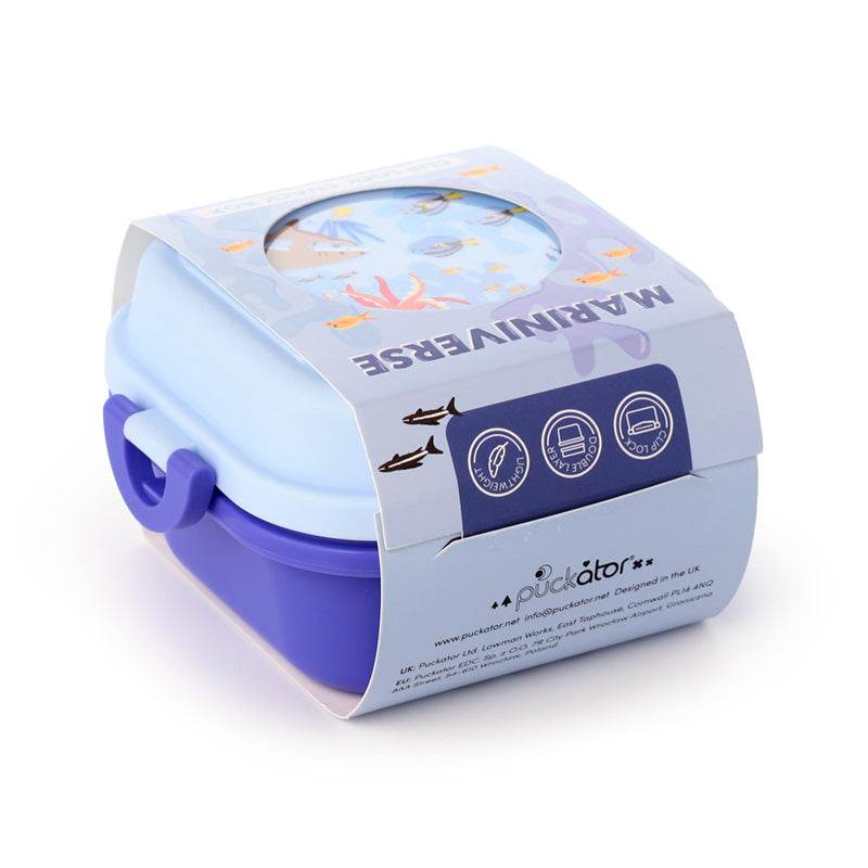 Mariniverse Clip Lock Stacked Bento Snack Lunch Box - Gift Arch
