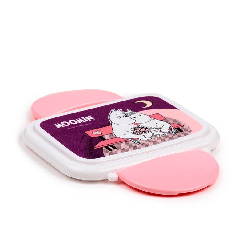 Moomin Clip Lock Stacked Bento Lunch Box with Cutlery - Gift Arch