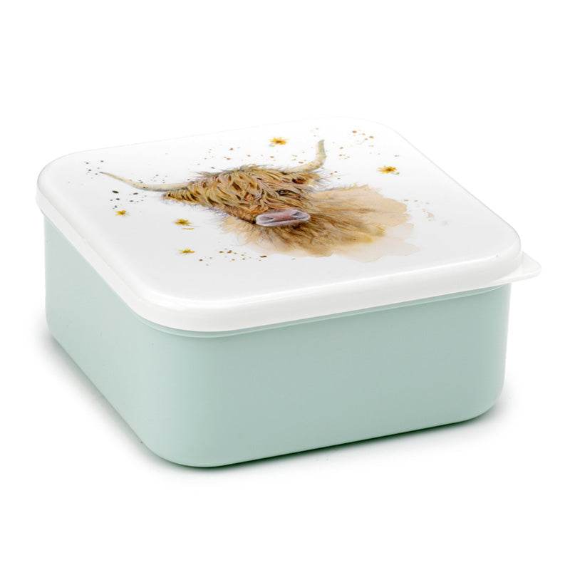 Set of 3 Lunch Box M/L/XL Jan Pashley Highland Coo Cow - Gift Arch