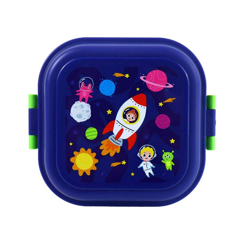 Space Cadets Clip Lock Stacked Bento Snack Lunch Box - Gift Arch