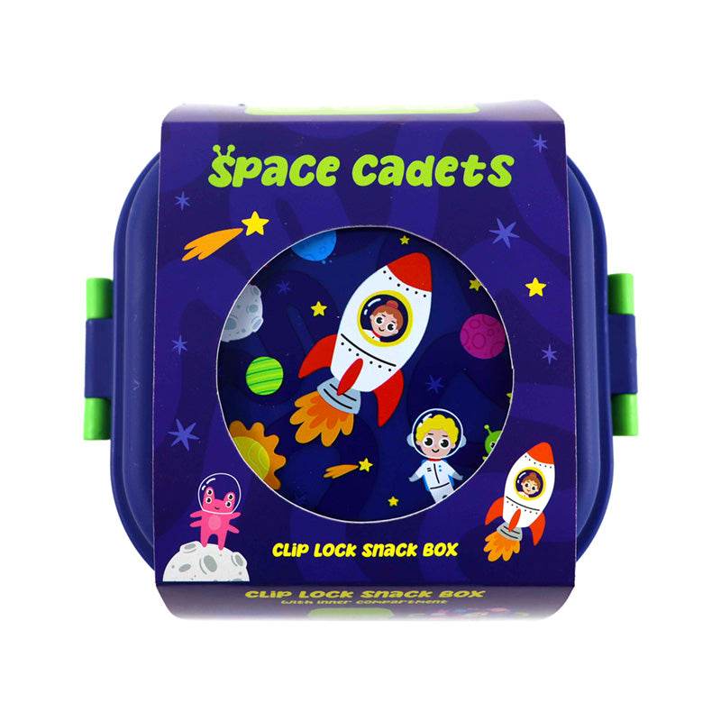 Space Cadets Clip Lock Stacked Bento Snack Lunch Box - Gift Arch