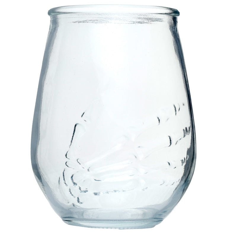 Skeleton Hand Set of 2 Glass Tumblers - Gift Arch