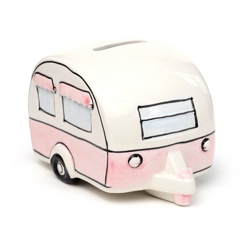 Home Is Where You Park It Caravan Ceramic Money Box - Gift Arch