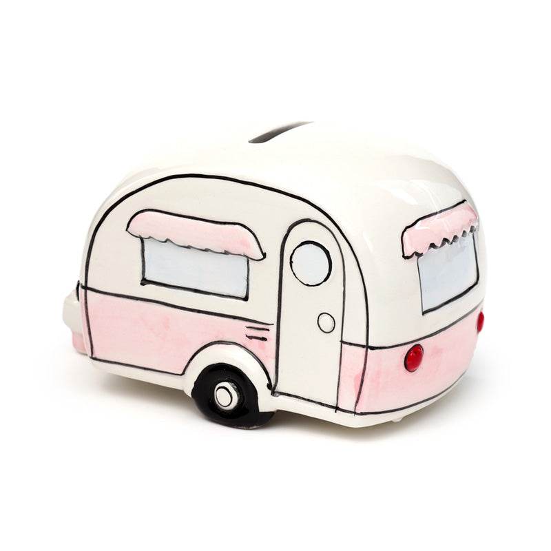 Home Is Where You Park It Caravan Ceramic Money Box - Gift Arch