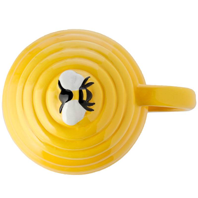 Beehive Shaped Ceramic Mug with Lid - Gift Arch