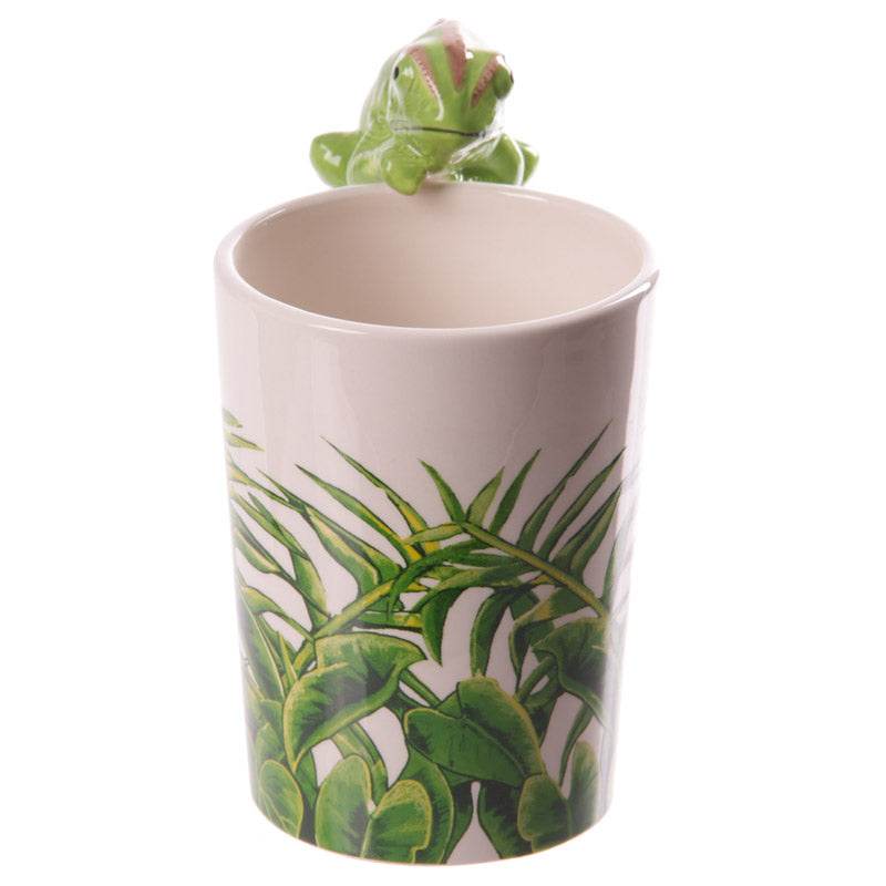 Chameleon Ceramic Shaped Handle Mug - Gift Arch