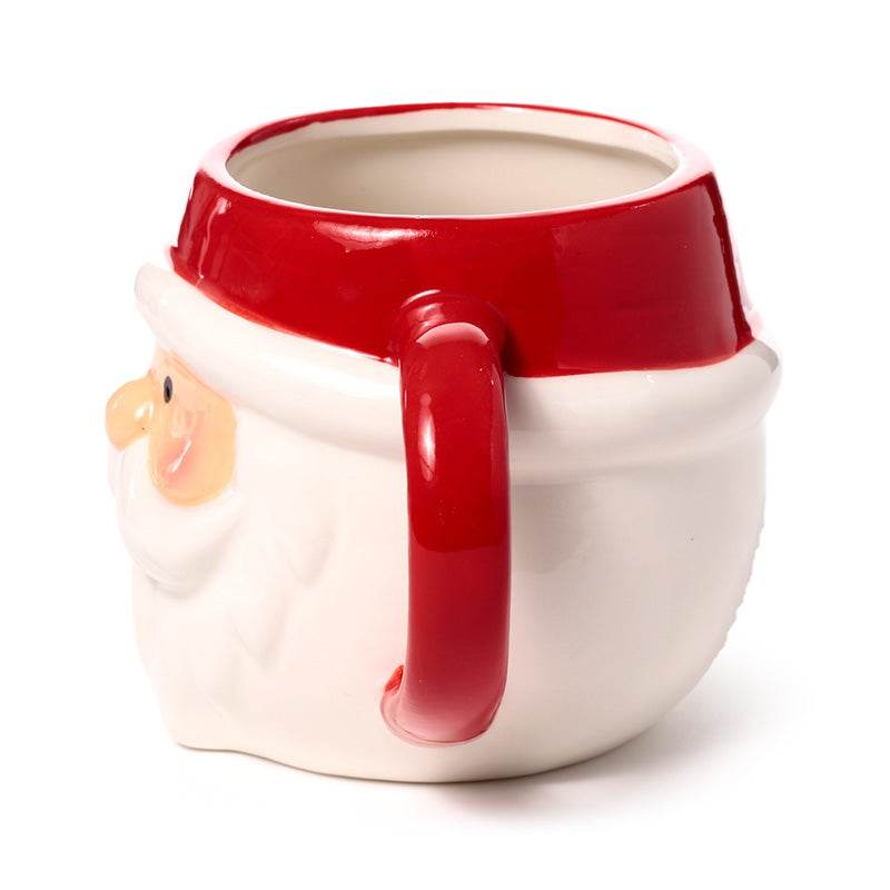 Christmas Santa Head Ceramic Shaped Mug - Gift Arch
