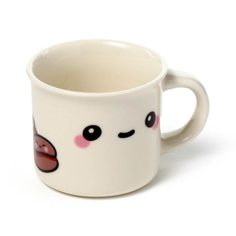 Foodiemals Set of 2 Porcelain Espresso Cups - Gift Arch