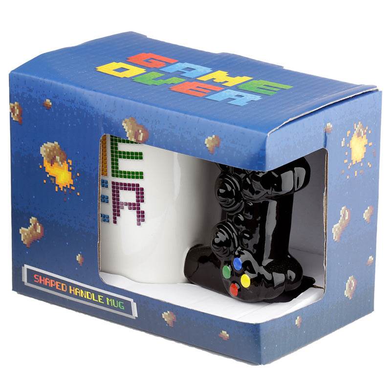 GAME OVER Game Controller Ceramic Shaped Handle Mug - Gift Arch