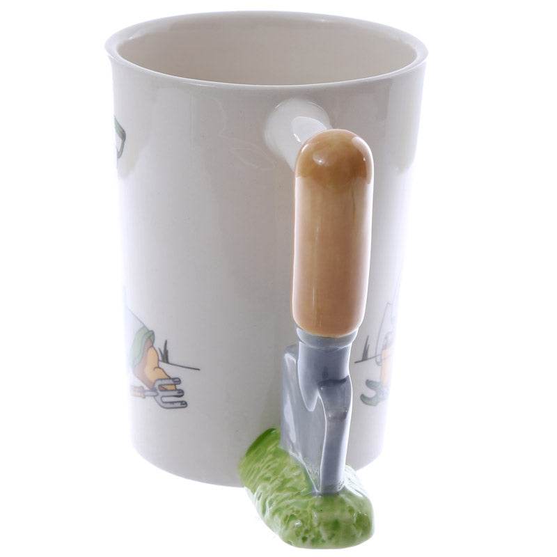 Garden Trowel Ceramic Shaped Handle Mug - Gift Arch