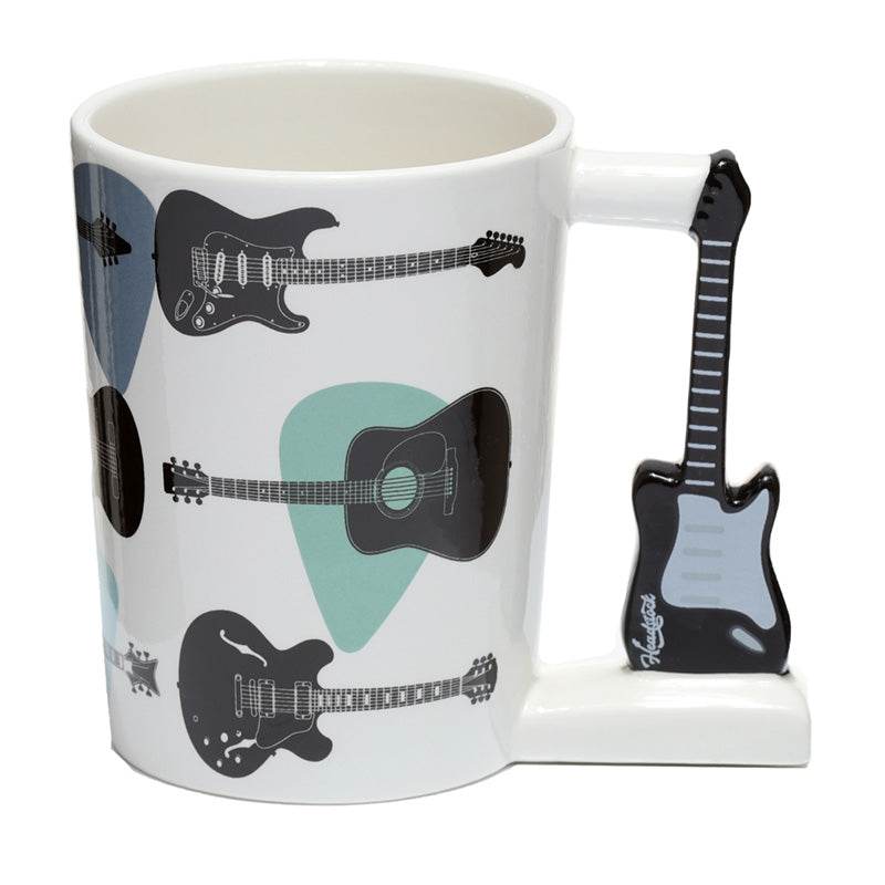 Headstock Guitar Ceramic Shaped Handle Mug - Gift Arch