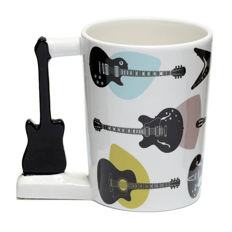 Headstock Guitar Ceramic Shaped Handle Mug - Gift Arch