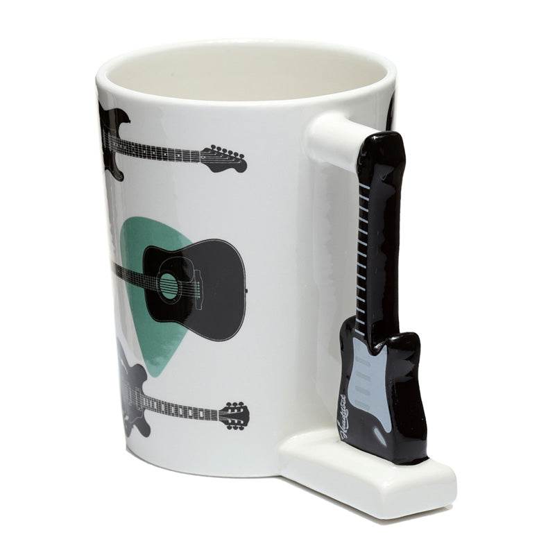 Headstock Guitar Ceramic Shaped Handle Mug - Gift Arch