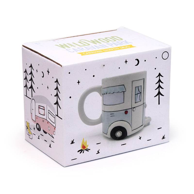 Home Is Where You Park It Caravan Ceramic Shaped Mug - Gift Arch