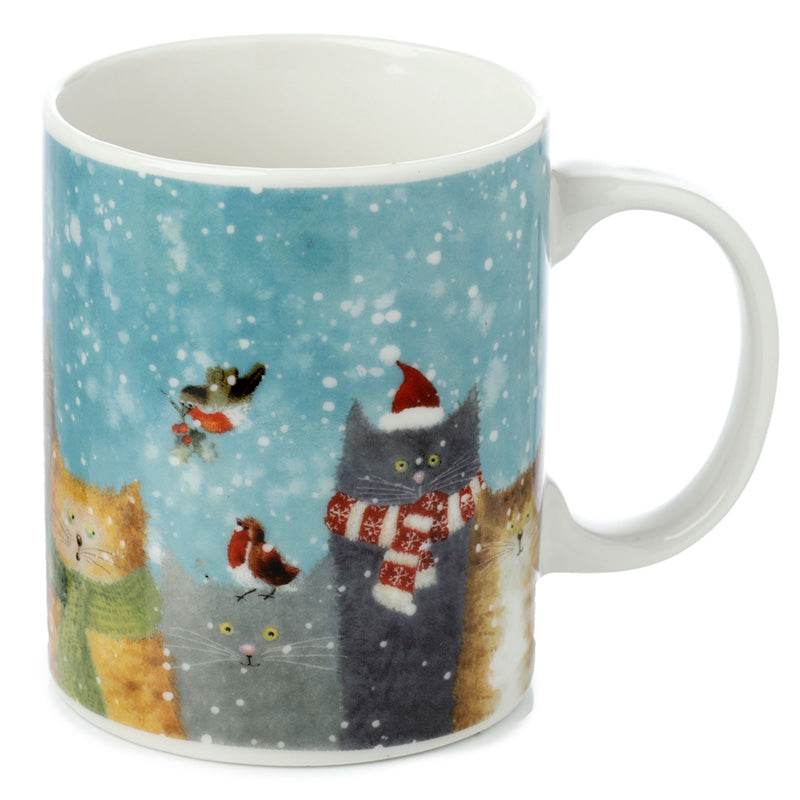Jan Pashley Christmas Cats Porcelain Mug - Gift Arch
