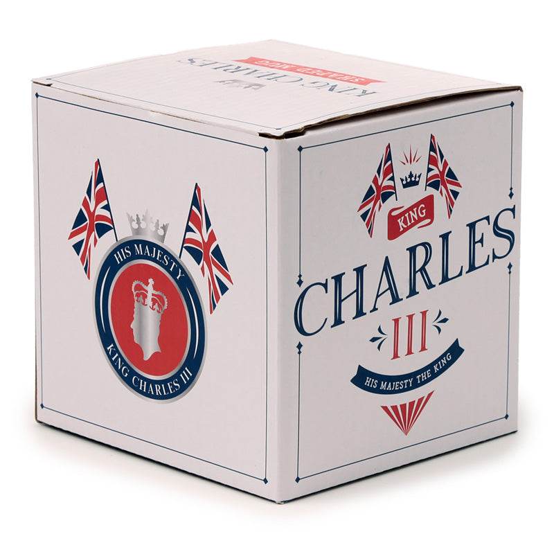 King Charles III Ceramic Head Shaped Mug - Gift Arch