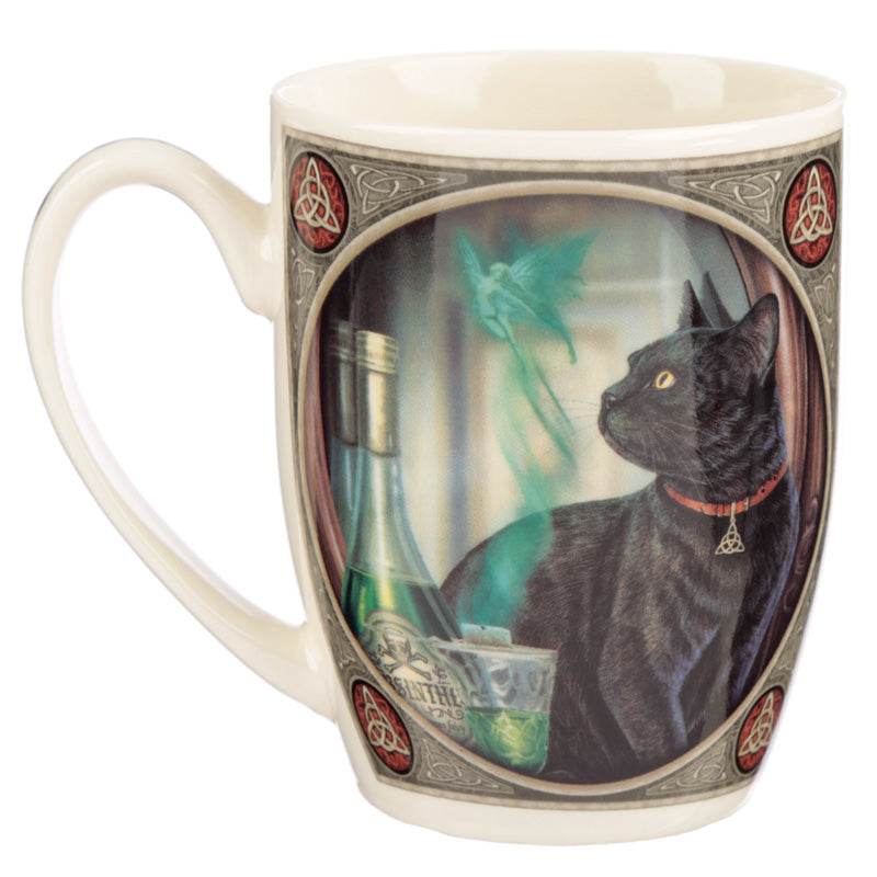 Lisa Parker Absinthe Cat Porcelain Mug - Gift Arch