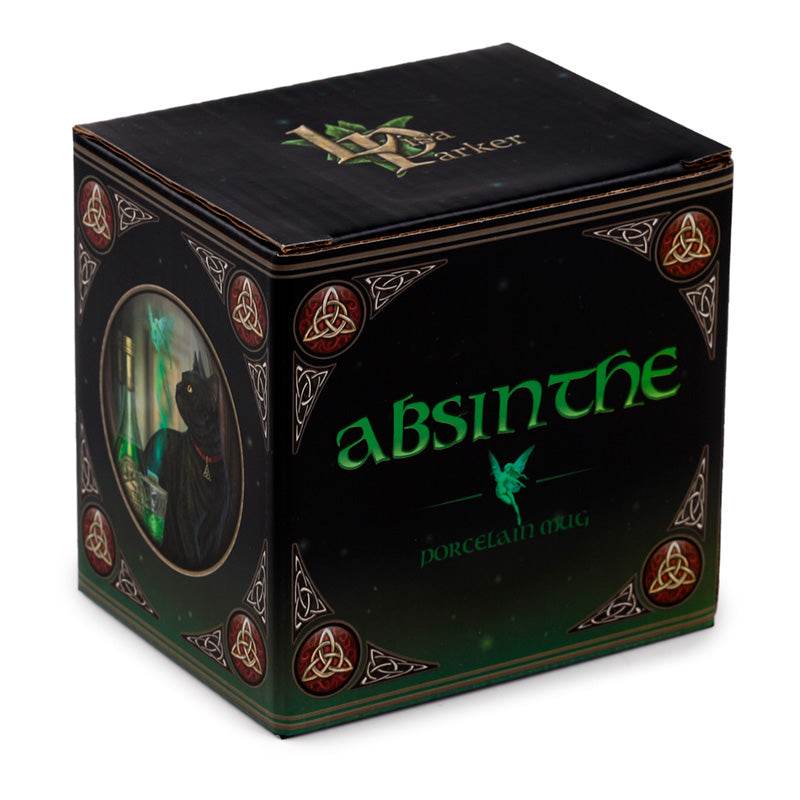 Lisa Parker Absinthe Cat Porcelain Mug - Gift Arch