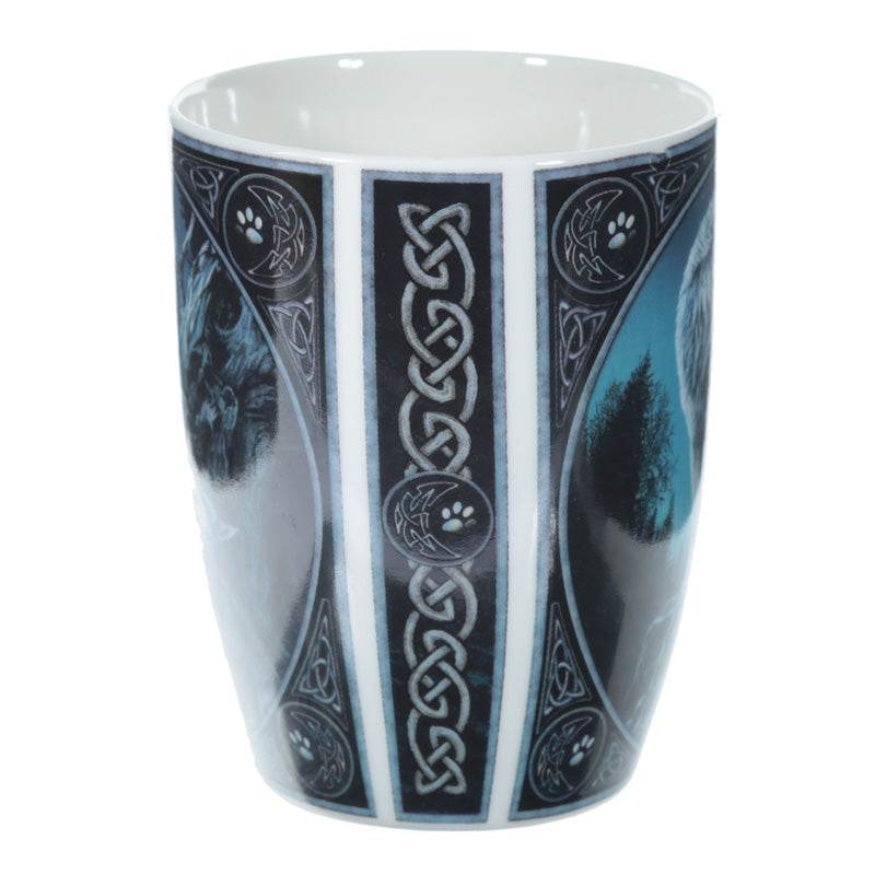 Lisa Parker Guidance Wolf Design Porcelain Mug - Gift Arch