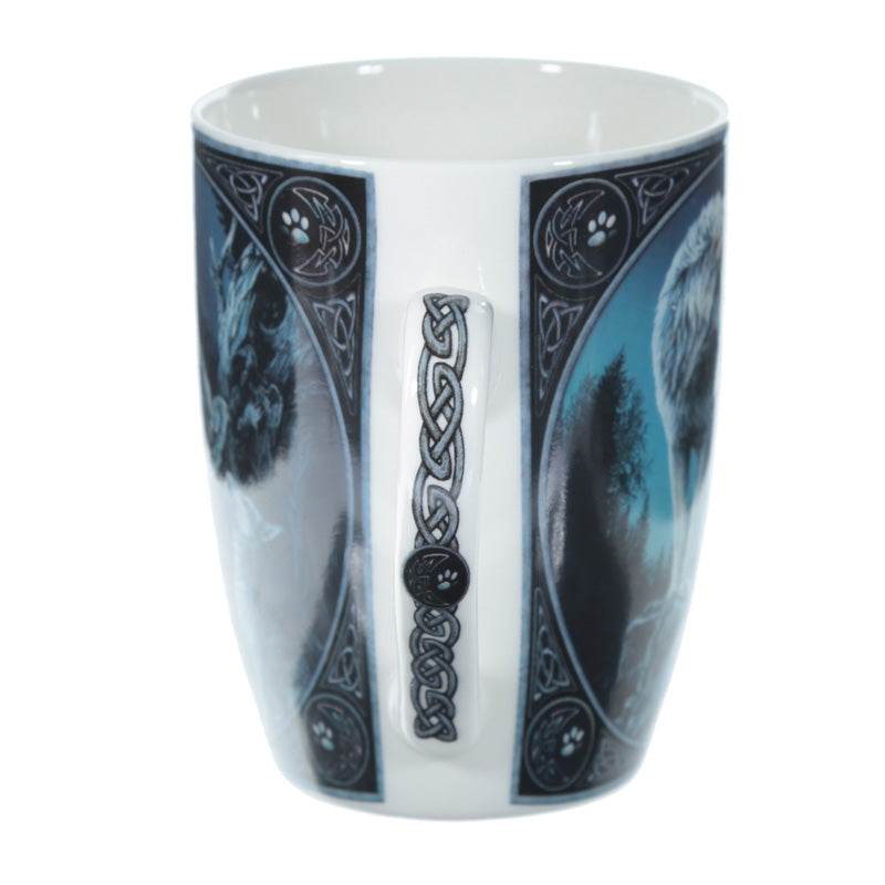 Lisa Parker Guidance Wolf Design Porcelain Mug - Gift Arch