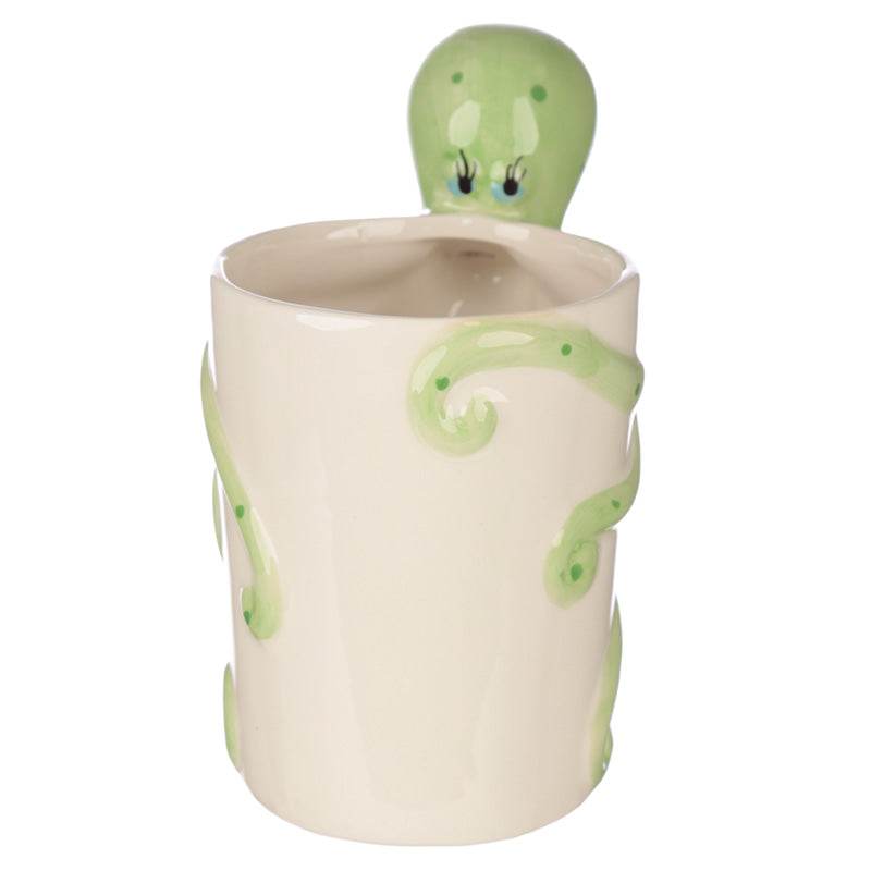 Lisa Parker Octopus Ceramic Shaped Handle Mug - Gift Arch