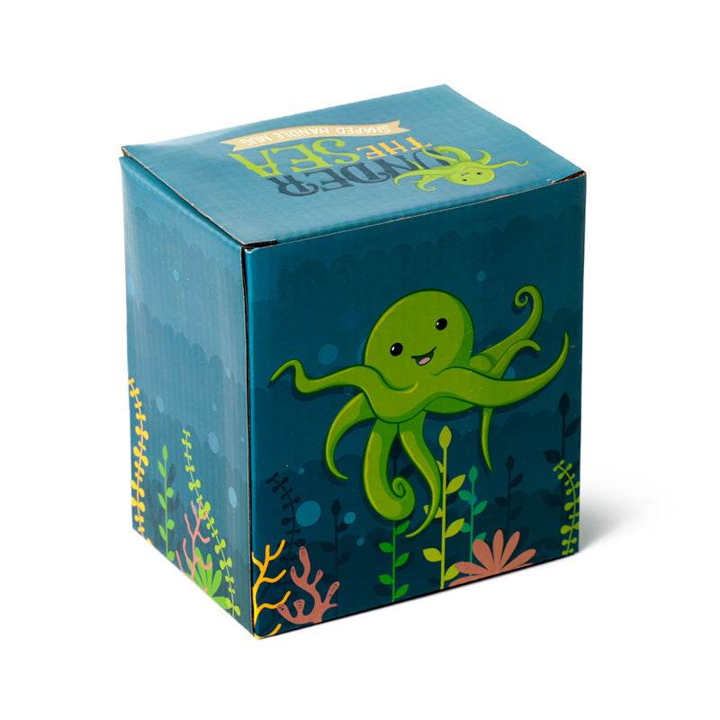 Lisa Parker Octopus Ceramic Shaped Handle Mug - Gift Arch