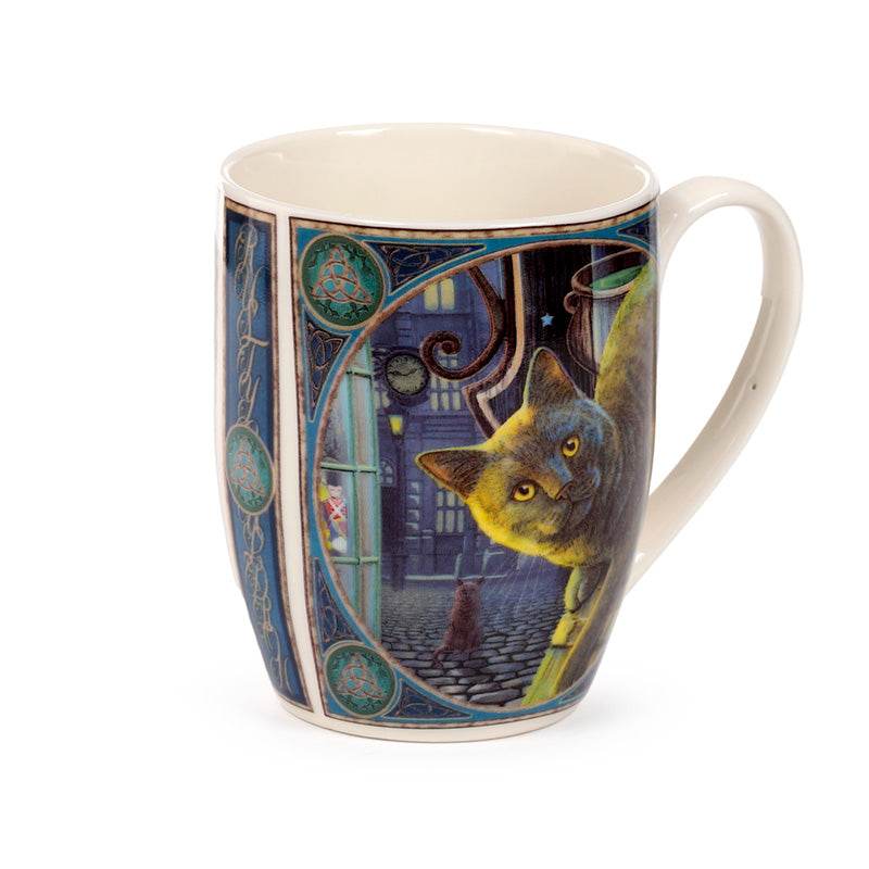 Lisa Parker Rusty Cauldron Cat Porcelain Mug - Gift Arch
