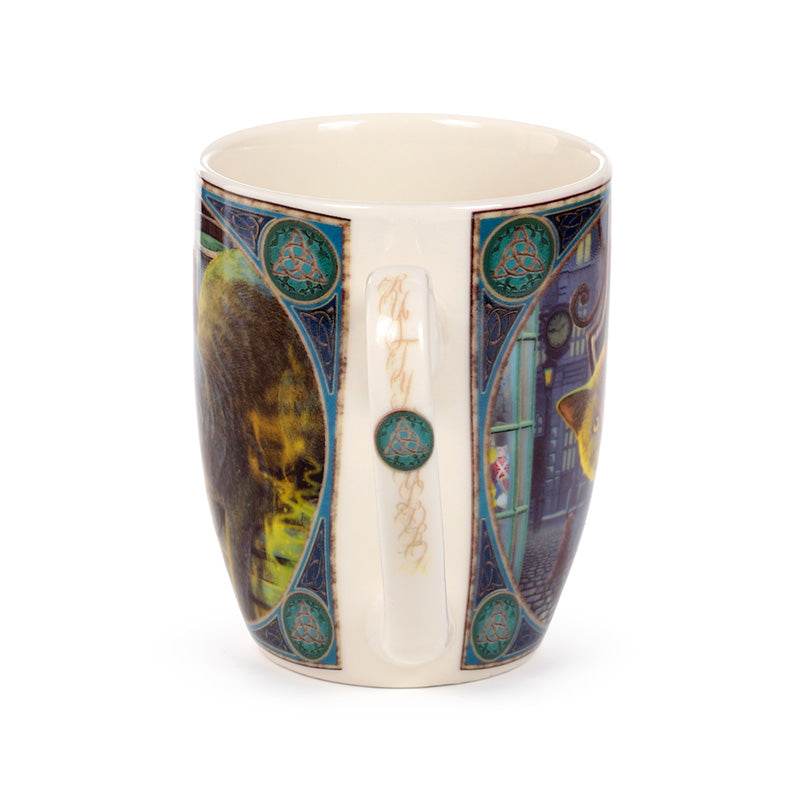 Lisa Parker Rusty Cauldron Cat Porcelain Mug - Gift Arch