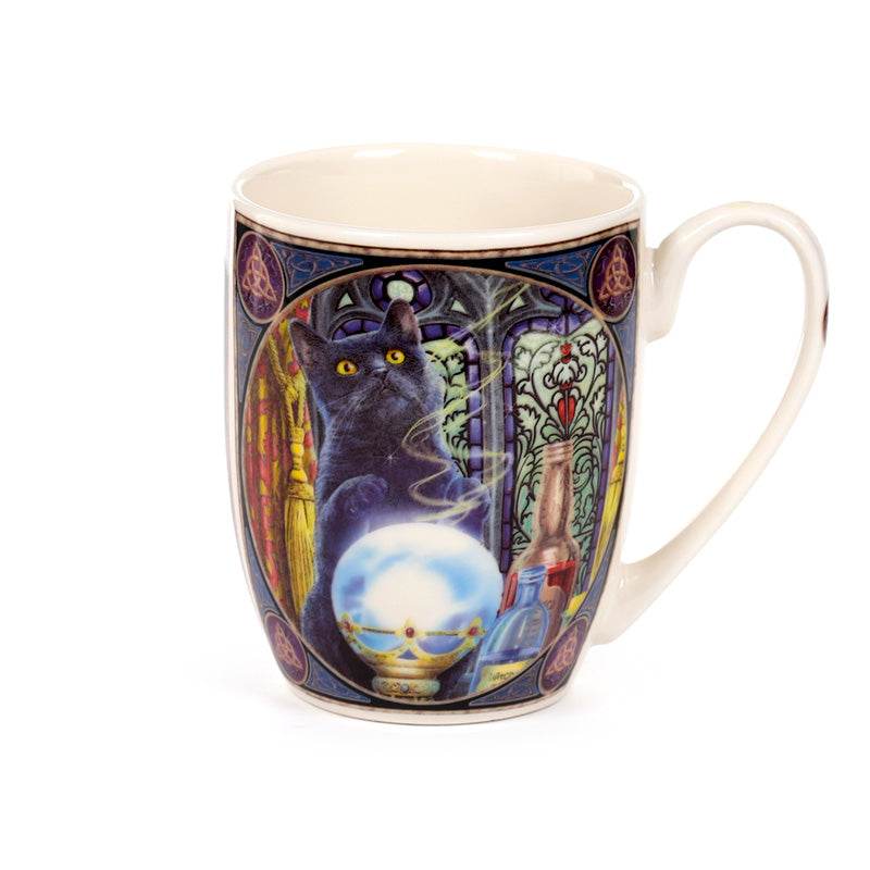 Lisa Parker The Witch's Apprentice Cat Porcelain Mug - Gift Arch