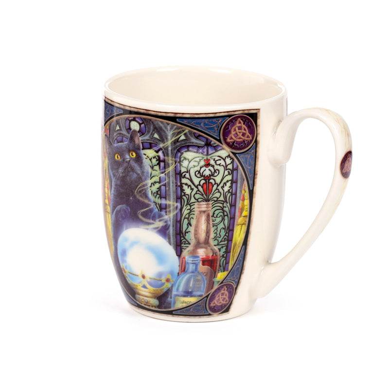 Lisa Parker The Witch's Apprentice Cat Porcelain Mug - Gift Arch