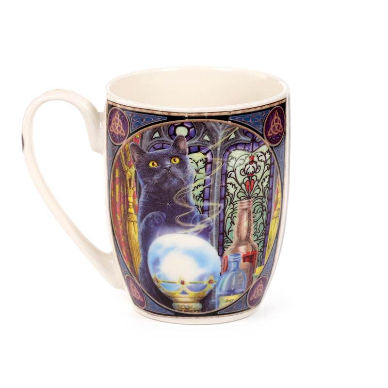 Lisa Parker The Witch's Apprentice Cat Porcelain Mug - Gift Arch