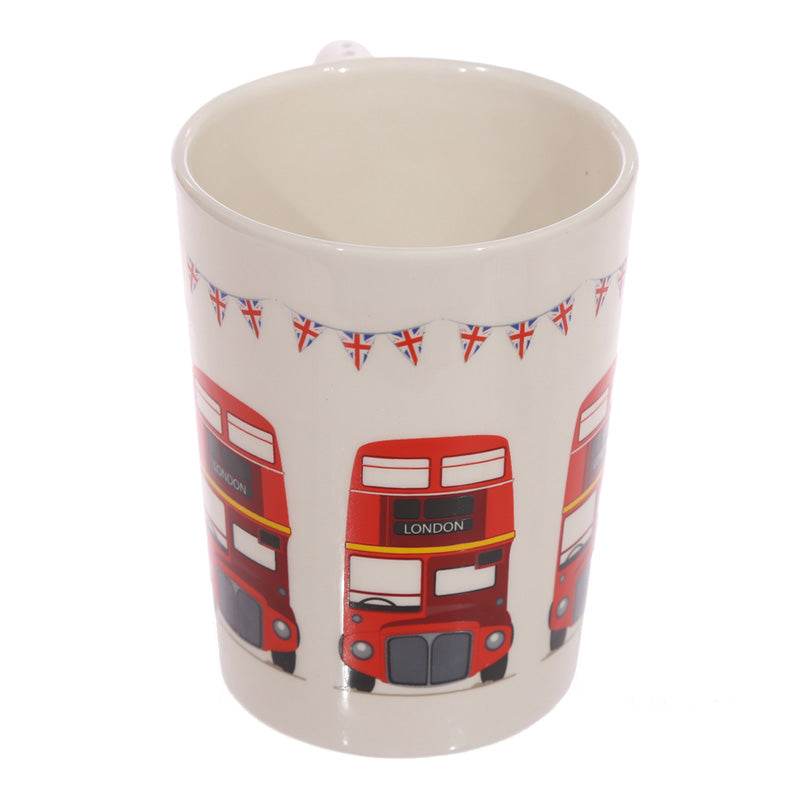 London Icons Red Routemaster Bus Ceramic Shaped Handle Mug - Gift Arch