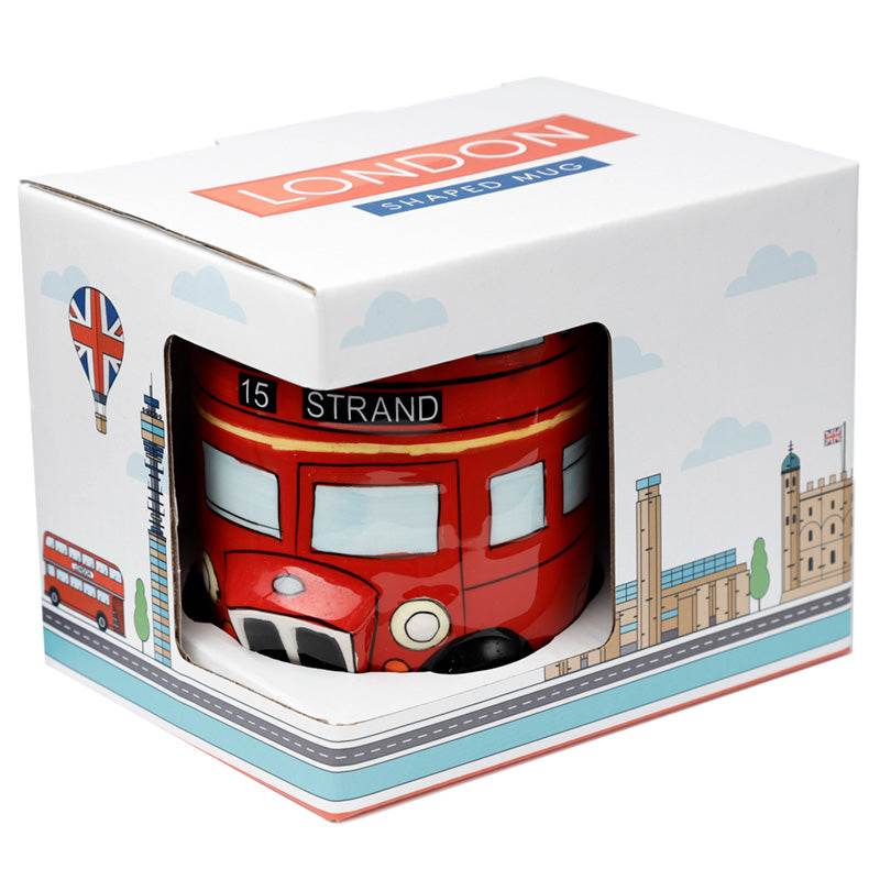 London Icons Red Routemaster Bus Ceramic Shaped Mug - Gift Arch