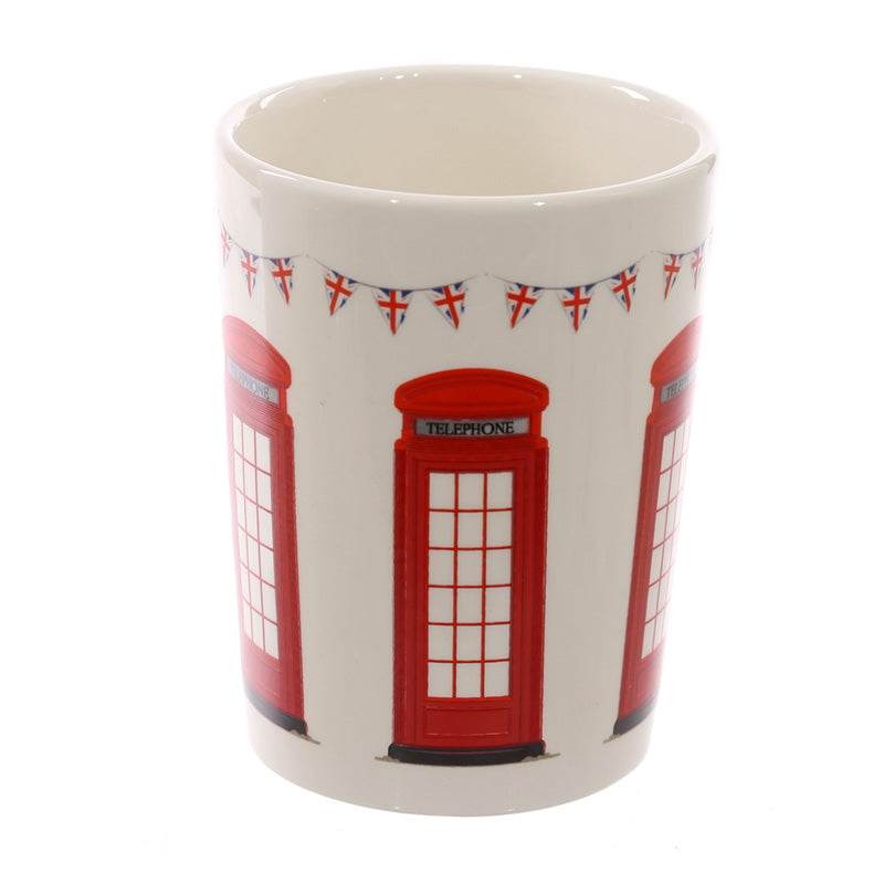 London Icons Red Telephone Box Ceramic Shaped Handle Mug with Decal - Gift Arch