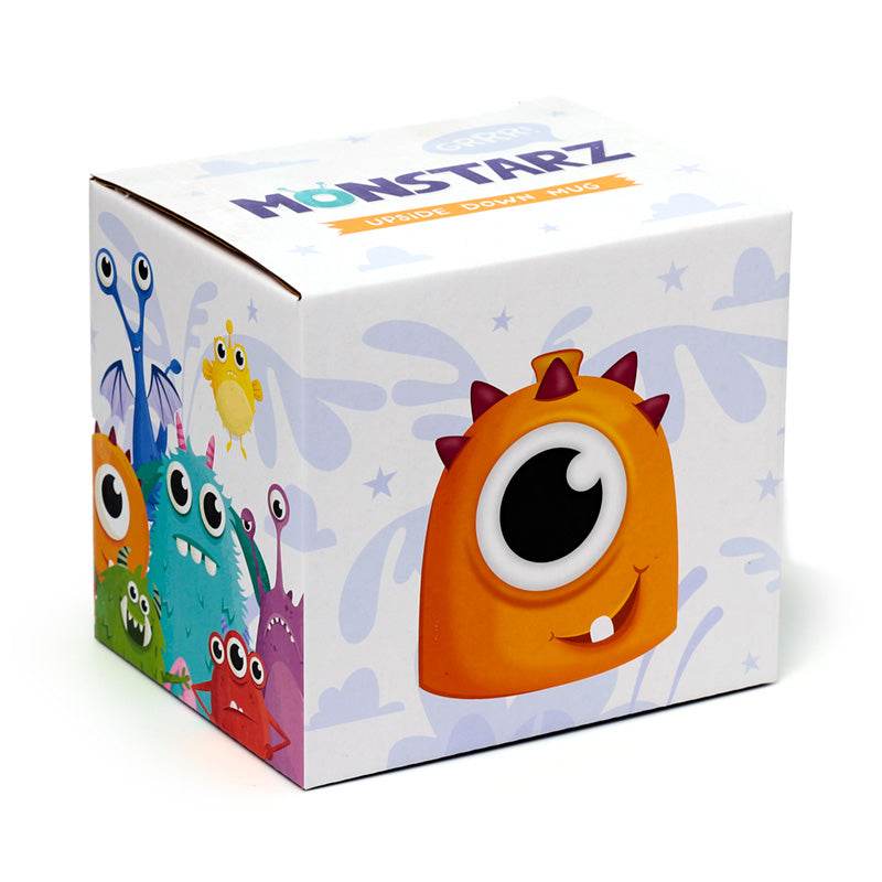 Monstarz Monster Orange Upside Down Ceramic Shaped Mug - Gift Arch