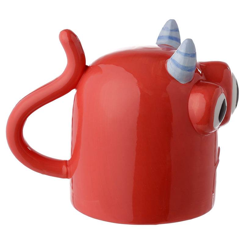 Monstarz Monster Red Upside Down Ceramic Shaped Mug - Gift Arch