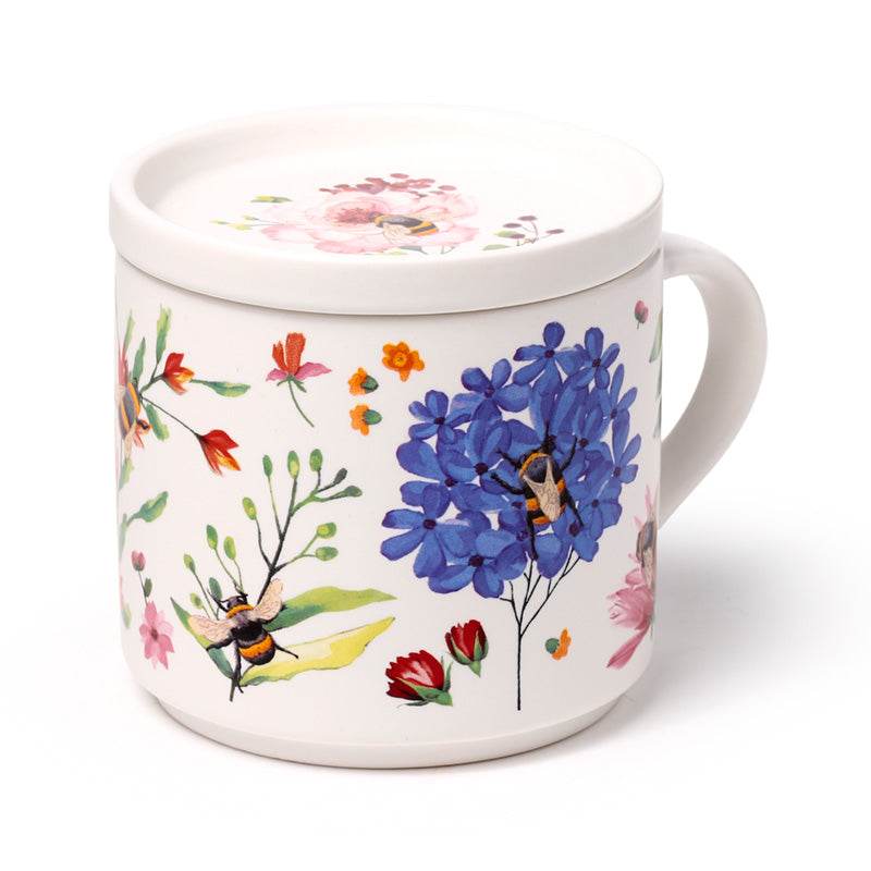 Nectar Meadows Porcelain Mug & Coaster Lid Set - Gift Arch