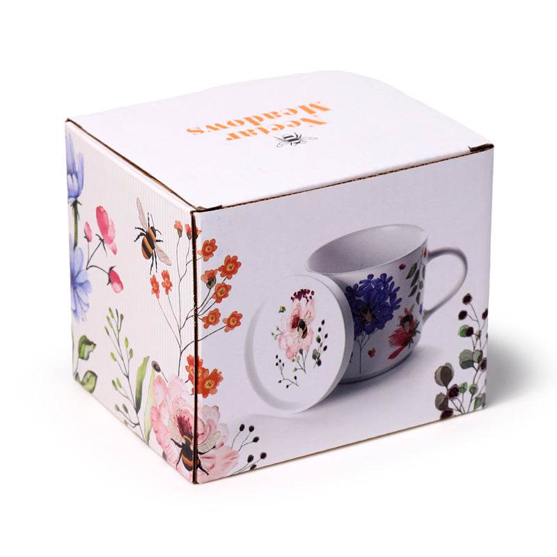 Nectar Meadows Porcelain Mug & Coaster Lid Set - Gift Arch